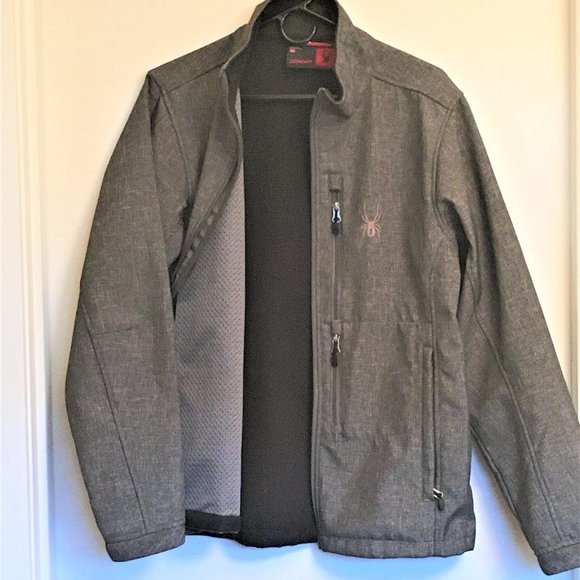 Spyder Gray Men's Jacket - Picture 1 of 4
